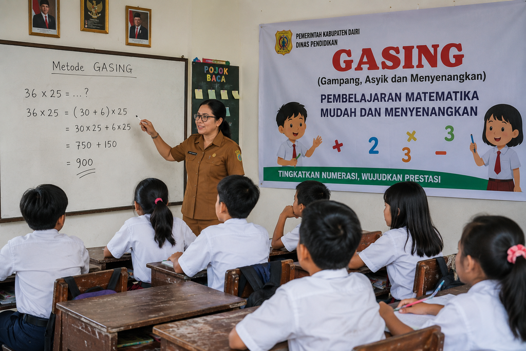Pemkab Dairi Lanjutkan Program GASING, 63 Sekolah Disiapkan Ikuti Pengimbasan