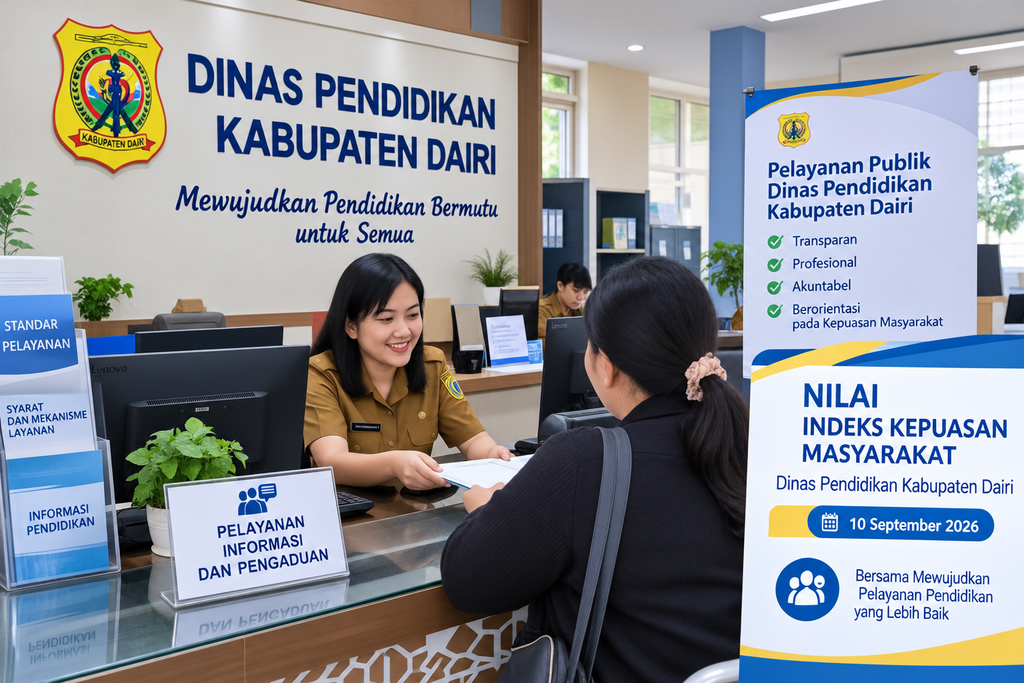 Dinas Pendidikan Dairi Perkuat Kualitas Pelayanan Publik, Indeks Kepuasan Masyarakat Jadi Perhatian